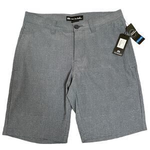 Travis Mathew Men’s Golf Shorts Grommet BLUE NIGHTS PinStripe Aegean Size 30 NWT
